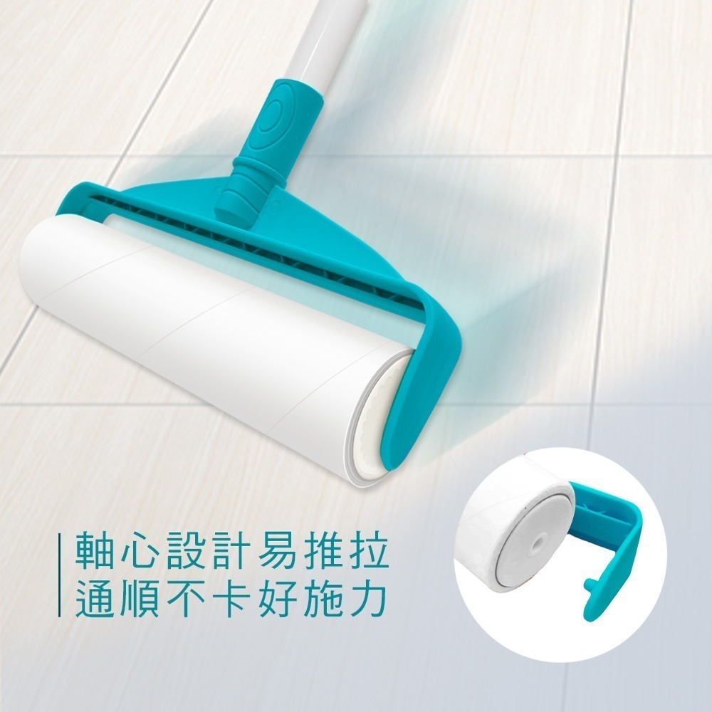 家簡塵除 伸縮地板黏塵拖 (1桿+60張)-細節圖2