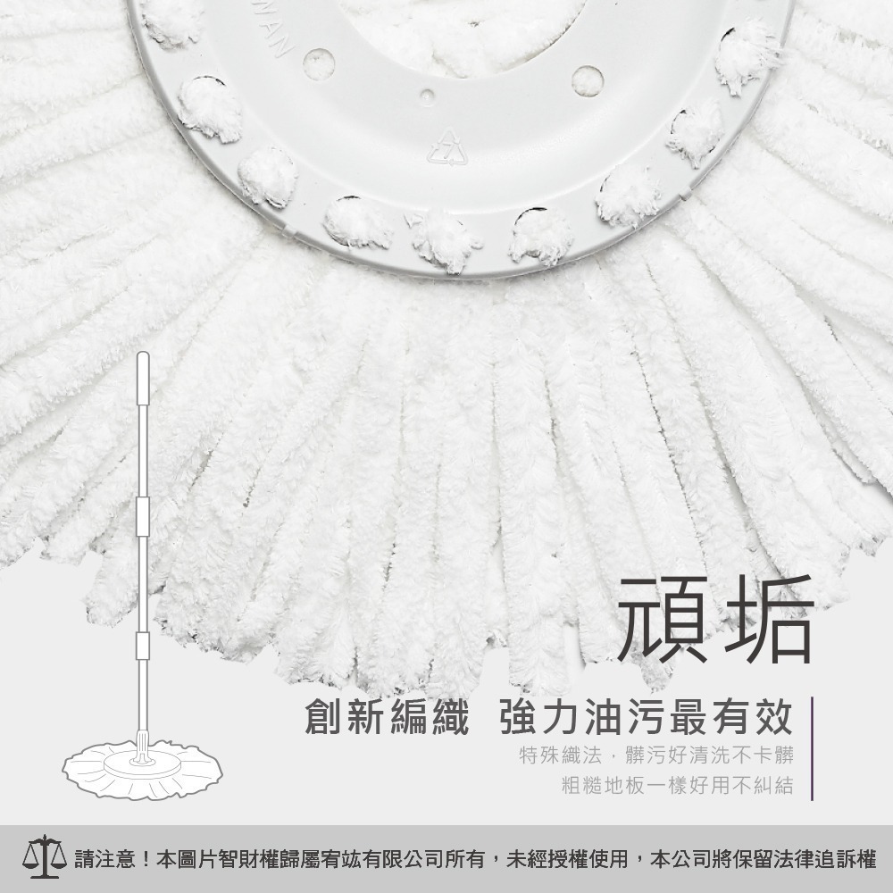 好神拖 超潔淨布盤禮包4入組-去油汙-細節圖5