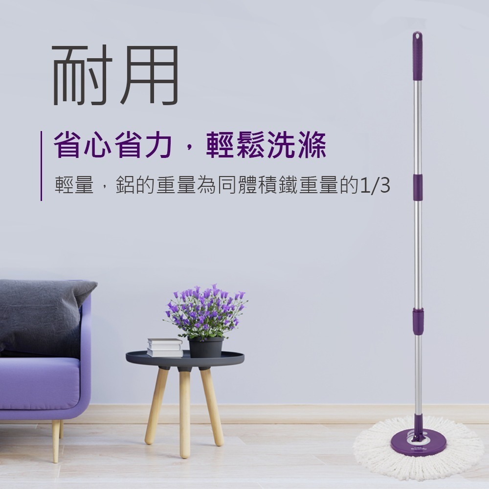 好神拖 輕巧手壓拖把組(1拖1桶2布)+贈竹木擴香-細節圖10
