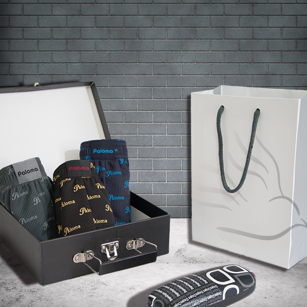 【Paloma】台灣製吸濕排汗平口褲 男內褲 四角褲 內褲-細節圖5