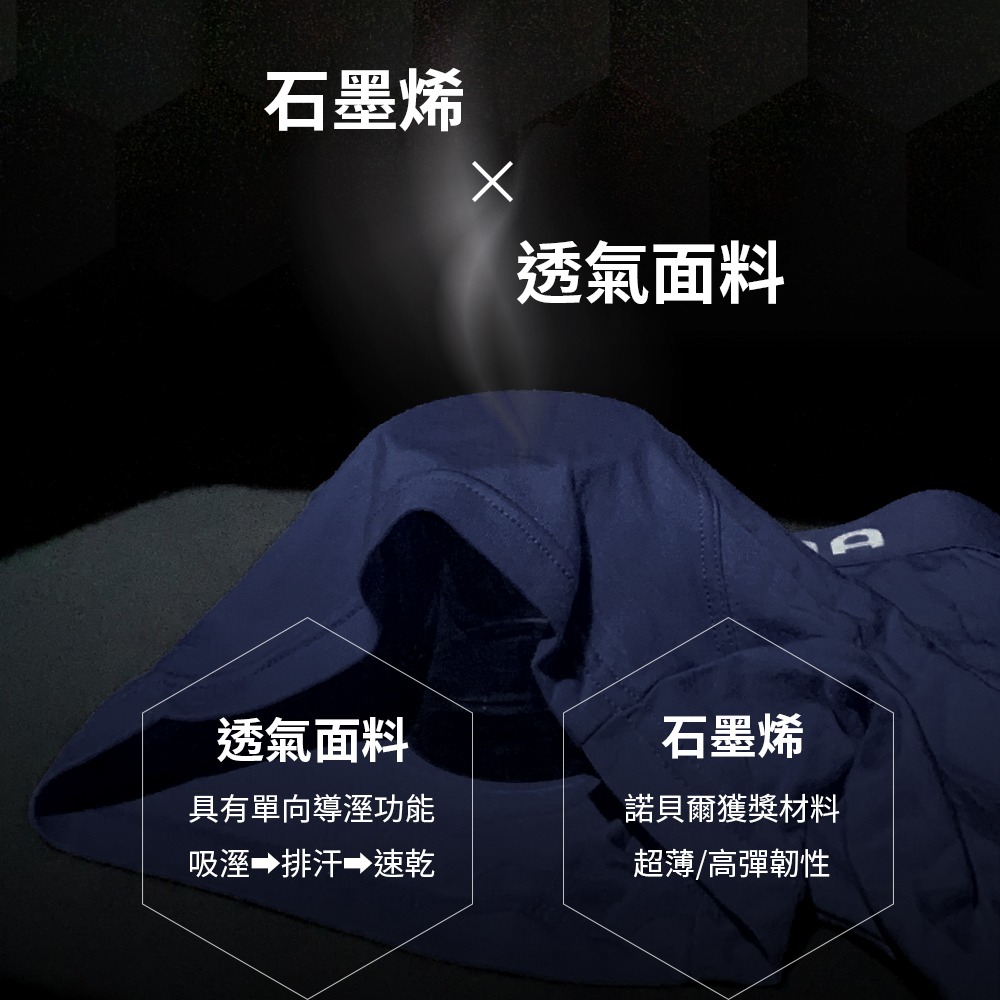 【Paloma】石墨烯抑菌三角褲 男內褲 內褲 抗菌內褲-細節圖2