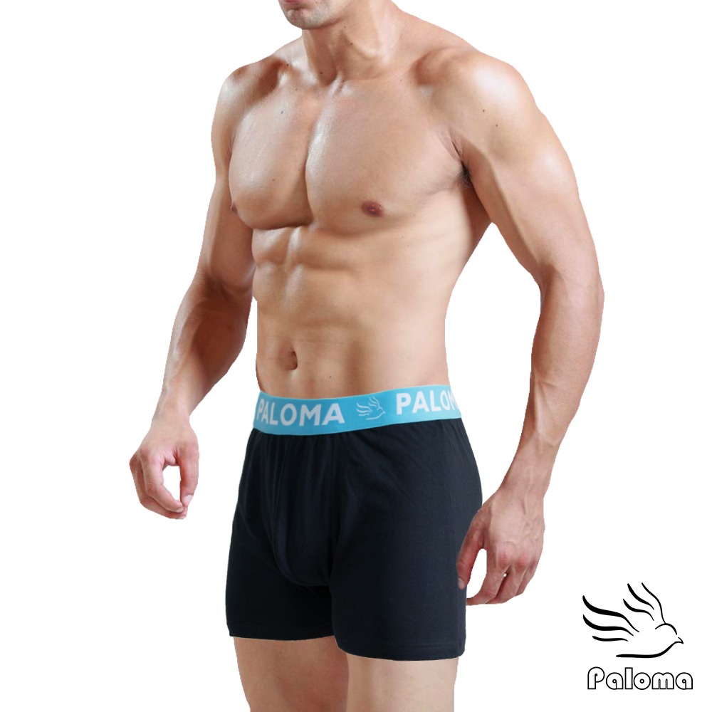 【Paloma】時尚運動平口褲 男內褲 四角褲 內褲 棉內褲 彈性內褲-規格圖10