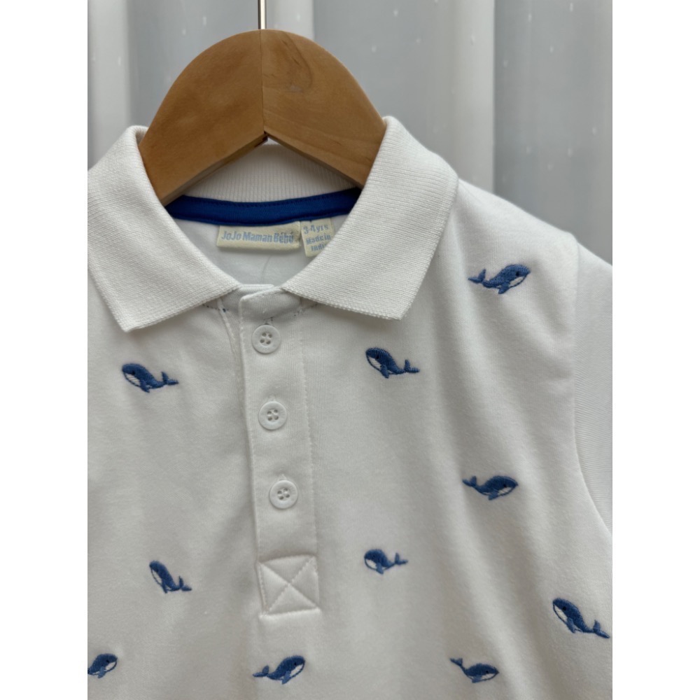 現貨☺️(104cm)Jojomamanbebe 可愛動物襯衫-細節圖3