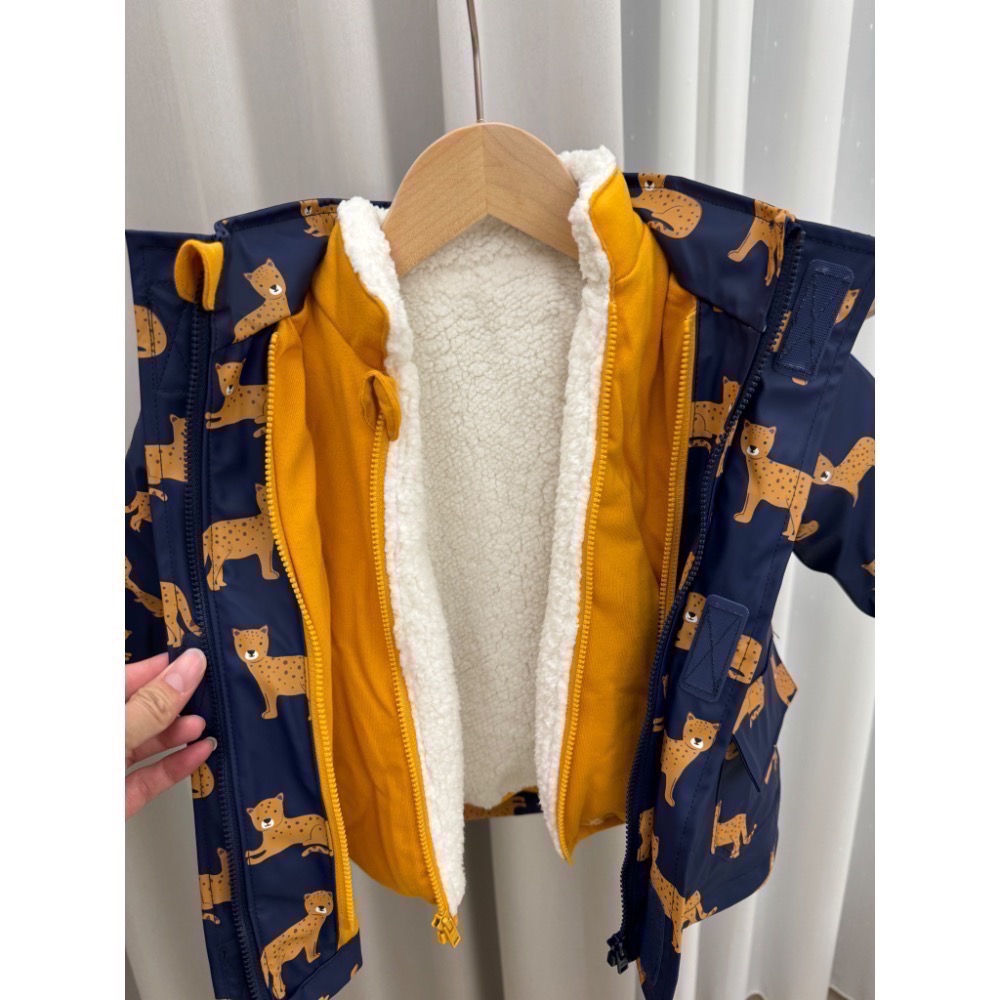 現貨在台🚛110、116cmcm英國🇬🇧Jojomamanbebe四合一機能外套-細節圖4