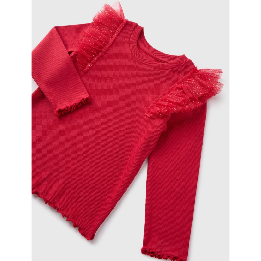 現貨🚛98-104cm英國🇬🇧Matalan飛袖上衣-細節圖2