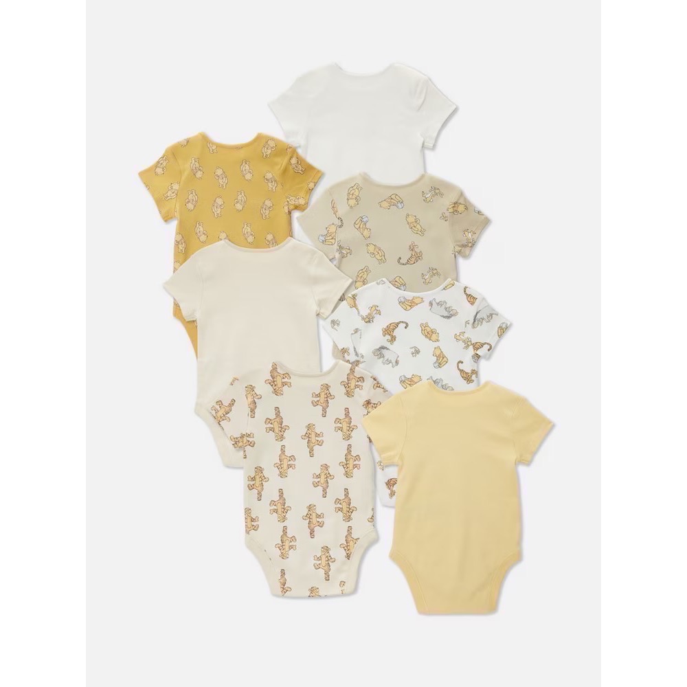 英國🇬🇧Primark現貨🚚迪士尼小熊維尼包屁衣七件組-細節圖2