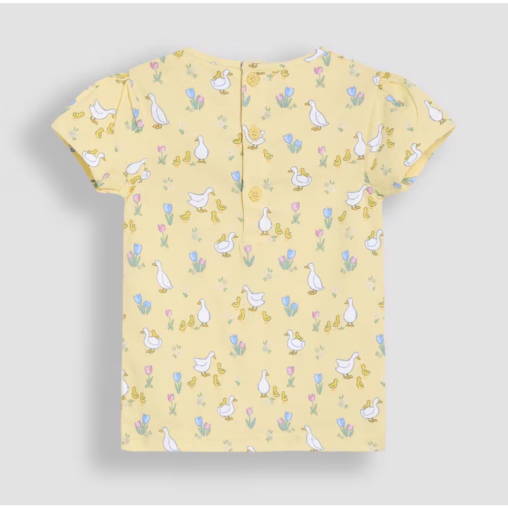 英國🇬🇧78cm現貨🚚Jojomamanbebe 可愛動物花苞袖上衣兩件組78cm-細節圖3