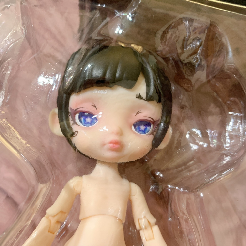 laura 黑白光譜 BJD 人偶 蝴蝶夫人 盒玩 盲盒 玩具 收藏 手辦 公仔-細節圖2