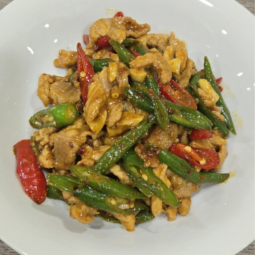 干鍋辣椒炒肉片