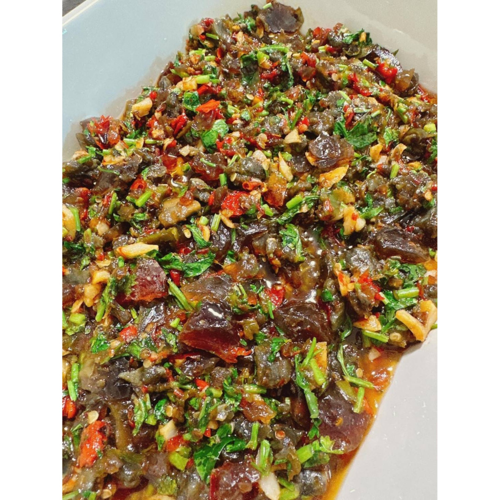 剁椒香菜皮蛋醬-細節圖2