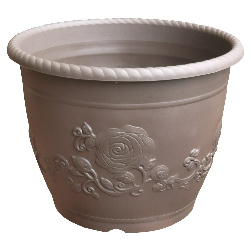 速達園藝 299全館免運 浮雕 歐洲盆 MIT 家庭 蔬菜 水果 花卉 香草 蘭花 多肉 木本 移植 換盆 花盆-規格圖3