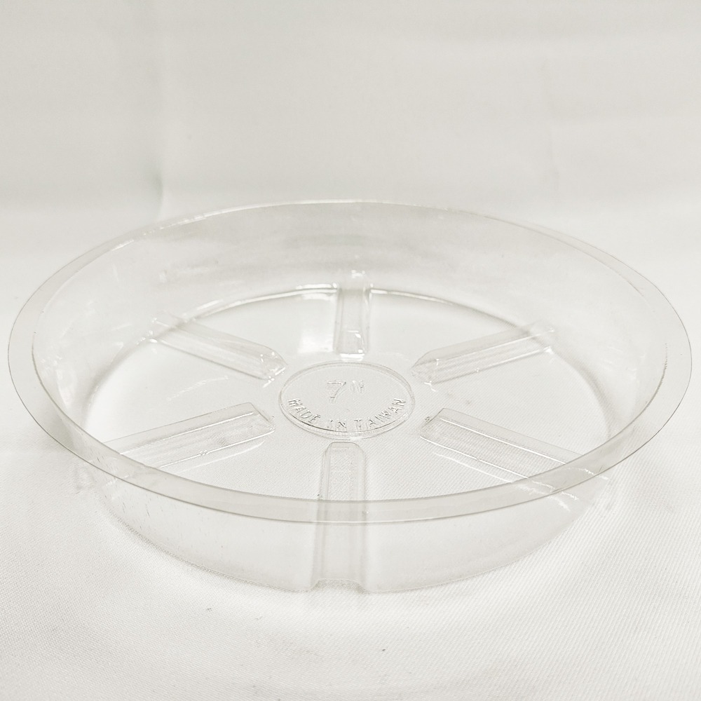 速達園藝 299全館免運 透明底盤 水盤 圓盤 托盤 儲水盤 接水盤 水生水耕 花器 底皿-規格圖1