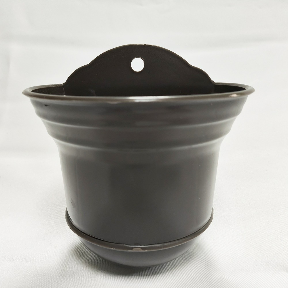 速達園藝 299全館免運 壁盆 紅 黑 白 壁掛 植栽  垂藤 多肉植物 觀葉盆 開花植物-規格圖1