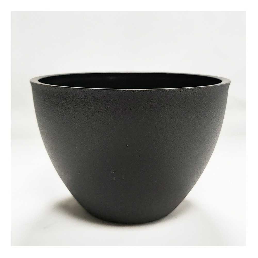 速達園藝 299全館免運 日式碗型 黑 白 龍舌蘭 塊根 觀葉 蘭花 多肉植物 花盆-規格圖5