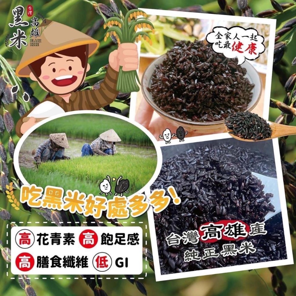廠商現貨-花青素之王🌾台灣高雄純正黑米 600g🌾-細節圖2