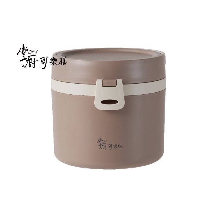 廠商現貨掌廚 無印不鏽鋼雙層手提餐盒-CH-LB1130(顏色隨機)-細節圖4