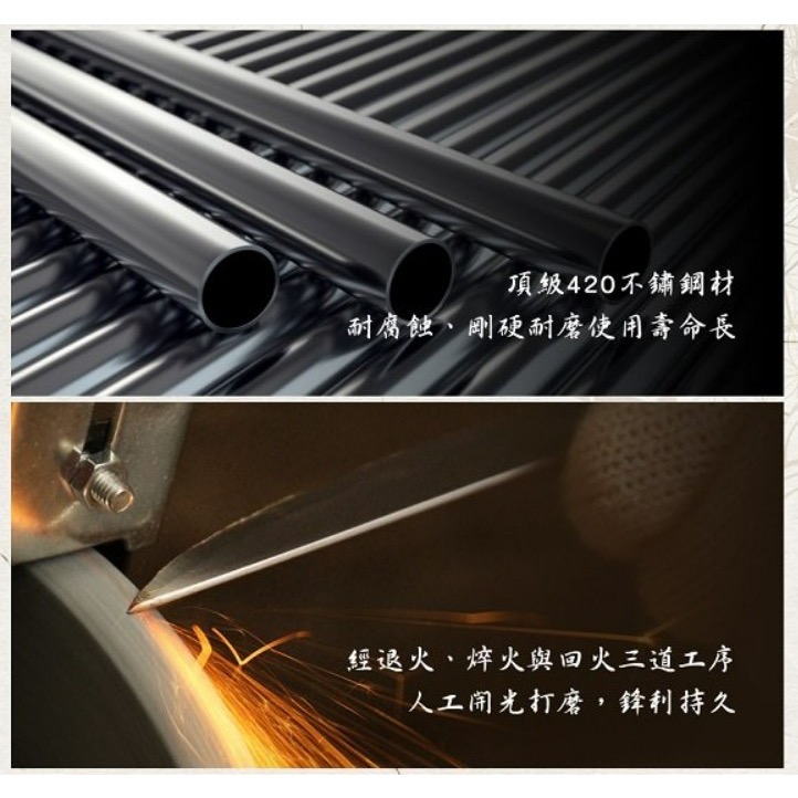日本 五星飯店專用【半藏 HANZO】 雪藏刀具 深木紋 三入組(彩盒裝)-細節圖3