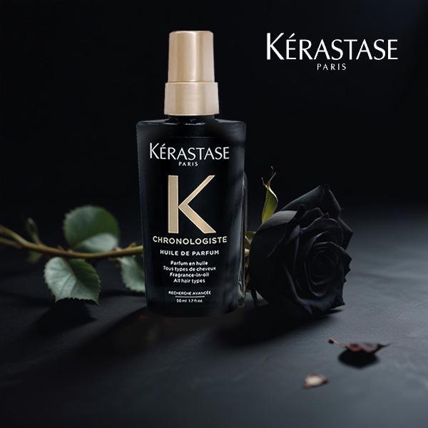 Kerastase 卡詩黑鑽逆時玫瑰香氛髮油 50ml【廠商現貨】-細節圖2
