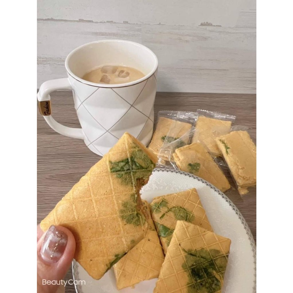 廠商現貨古早味純手工香菜花生餅10入(蛋奶素)-細節圖2