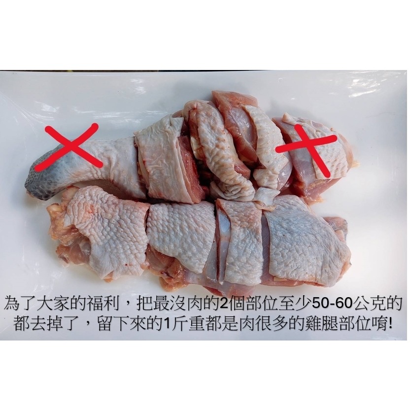 廠商現貨〈第1團〉-台灣土公雞腿切塊 600g/包-細節圖4