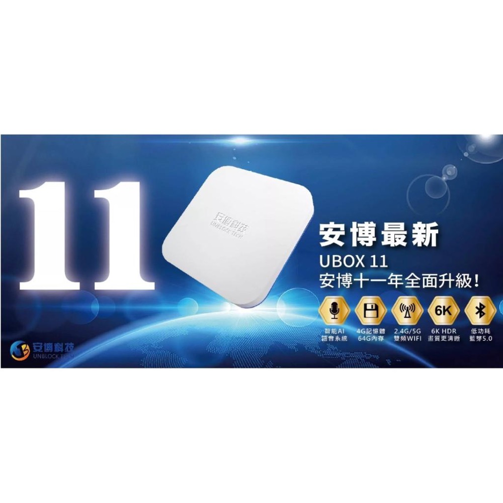 預購安博盒子 UBOX11代 PRO MAX X18【純淨版】-細節圖2