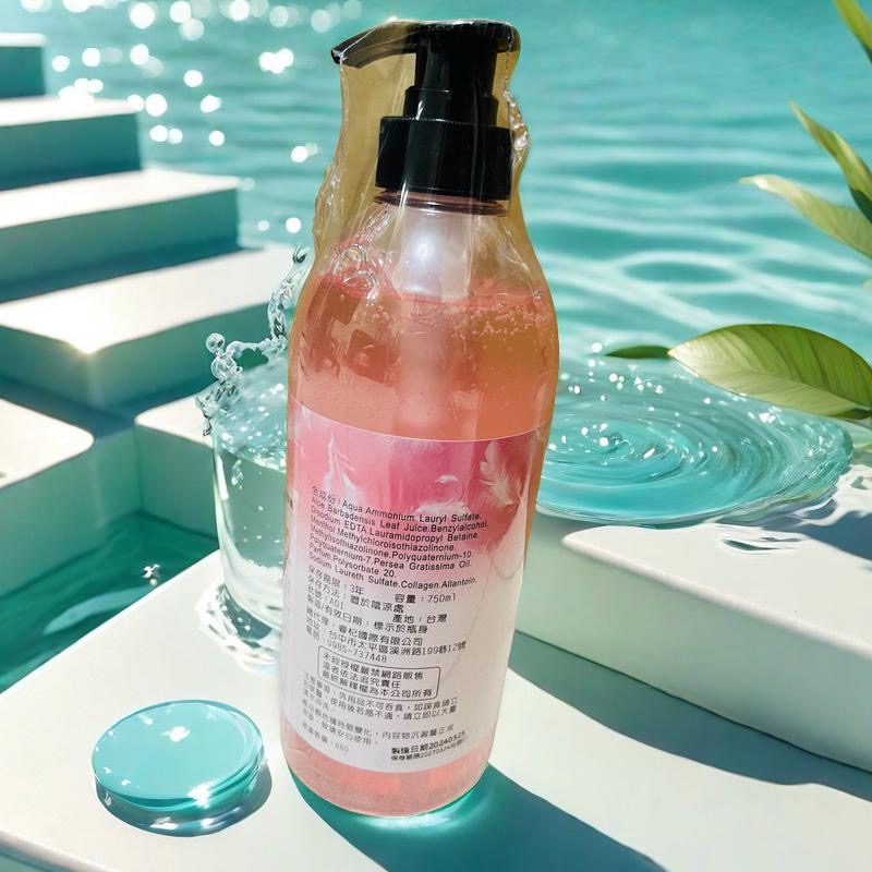 廠商現貨 頂級沙龍體驗 一秒開啟柔順 香氛公主 粉紅泡泡 順柔洗髮精750ml-細節圖2