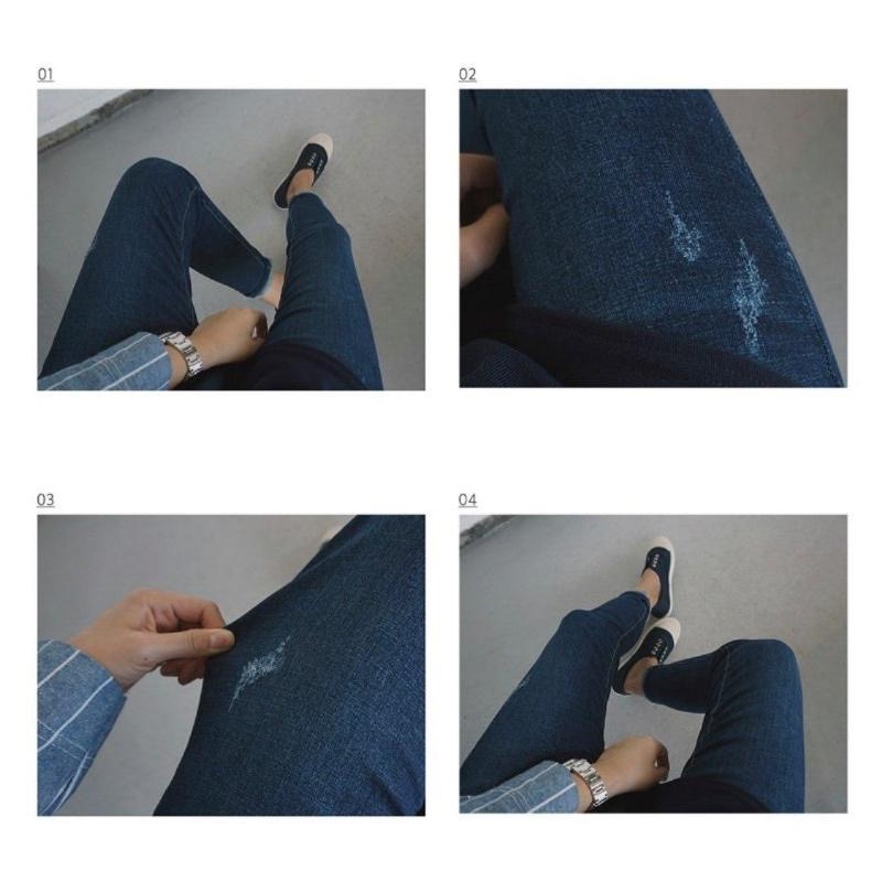 廠商現貨韓國MS 747超強收腹提臀牛仔褲-細節圖7