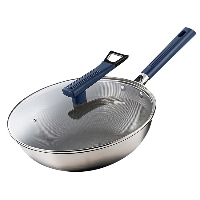 現貨 【JUSTCOOK 廚藝寶】鈦盾合金輕量炒鍋32公分含蓋-細節圖3