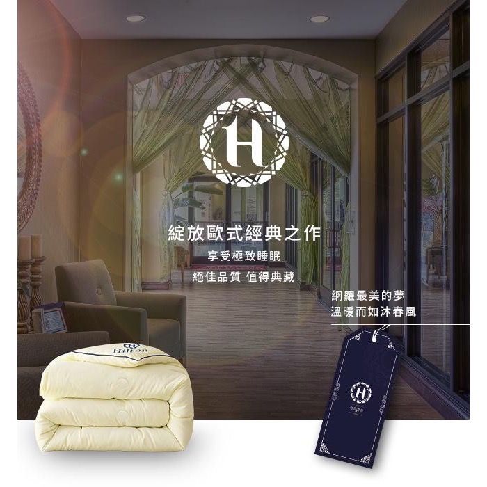 現貨 【Hilton 希爾頓】經典養生生薑被2.5KG-細節圖2