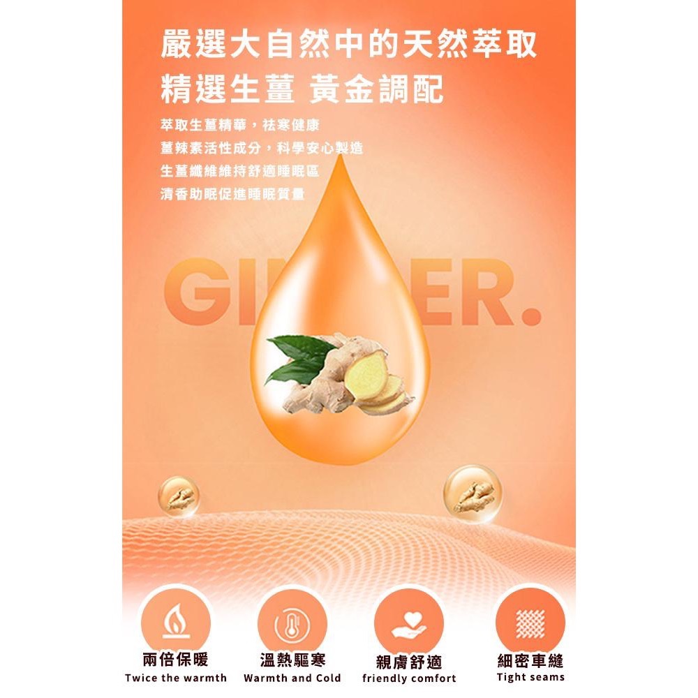 現貨 【Hilton 希爾頓】經典養生生薑被2.5KG-細節圖4