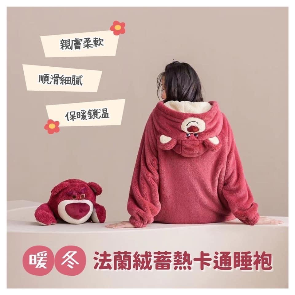 廠商現貨暖冬法蘭絨蓄熱卡通睡袍系列-規格圖6