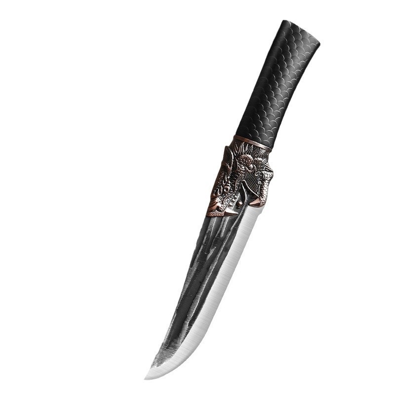 現貨 【ENNE】龍泉手工鍛打剔骨刀/含刀套/菜刀/切肉刀/分割刀-細節圖8