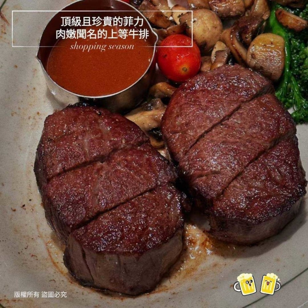 紐西蘭頂級PS厚切菲力牛排30包倍數免運不散賣-細節圖2