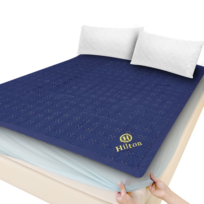 現貨 【Hilton 希爾頓】酷涼石墨烯銀纖維乳膠薄床墊-細節圖11