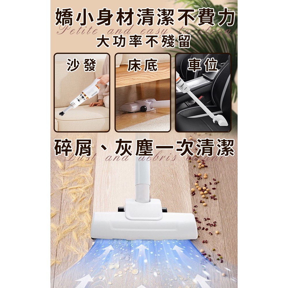 長期供應 現貨 【EDISON 愛迪生】無線手持家用車用直立式除蟎吸塵器/寵物吸塵器/車用吸塵器-細節圖3