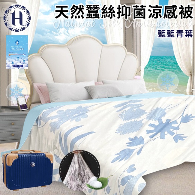 現貨 【Hilton 希爾頓】天然蠶絲抑菌涼感被/二色任選-規格圖11