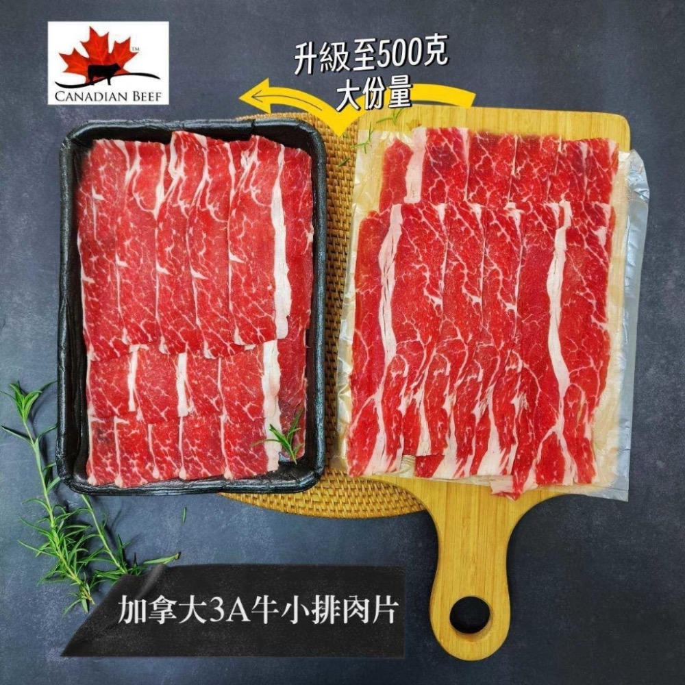 長期供應 加拿大3A牛小排肉片30盒倍數免運不散賣-細節圖2