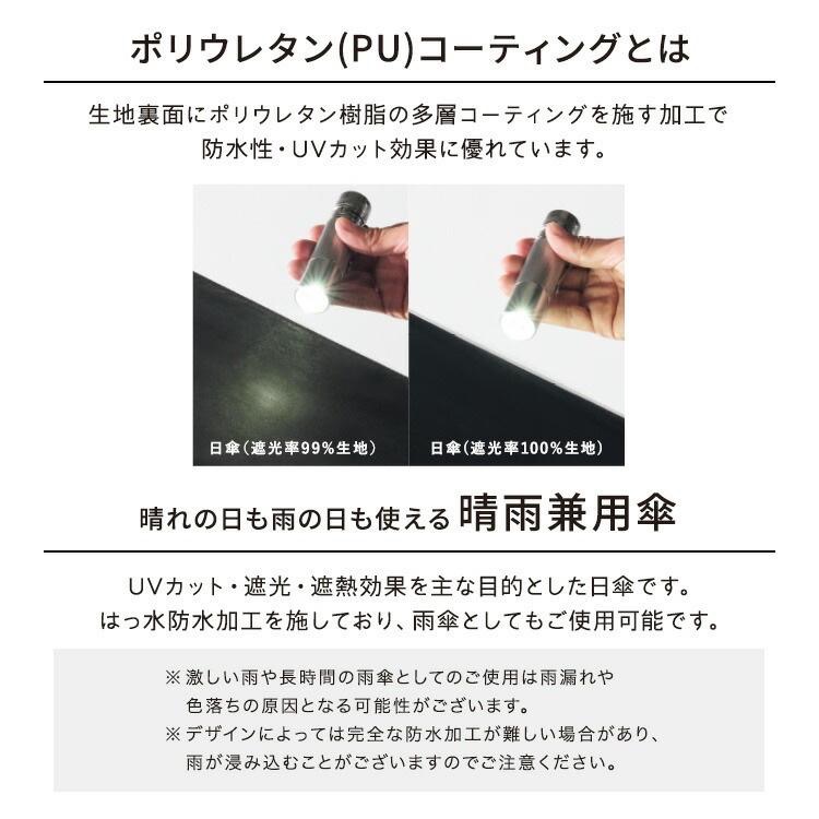 日本Wpc. 三麗鷗】晴雨兩用黑膠折傘｜附收納袋-細節圖3