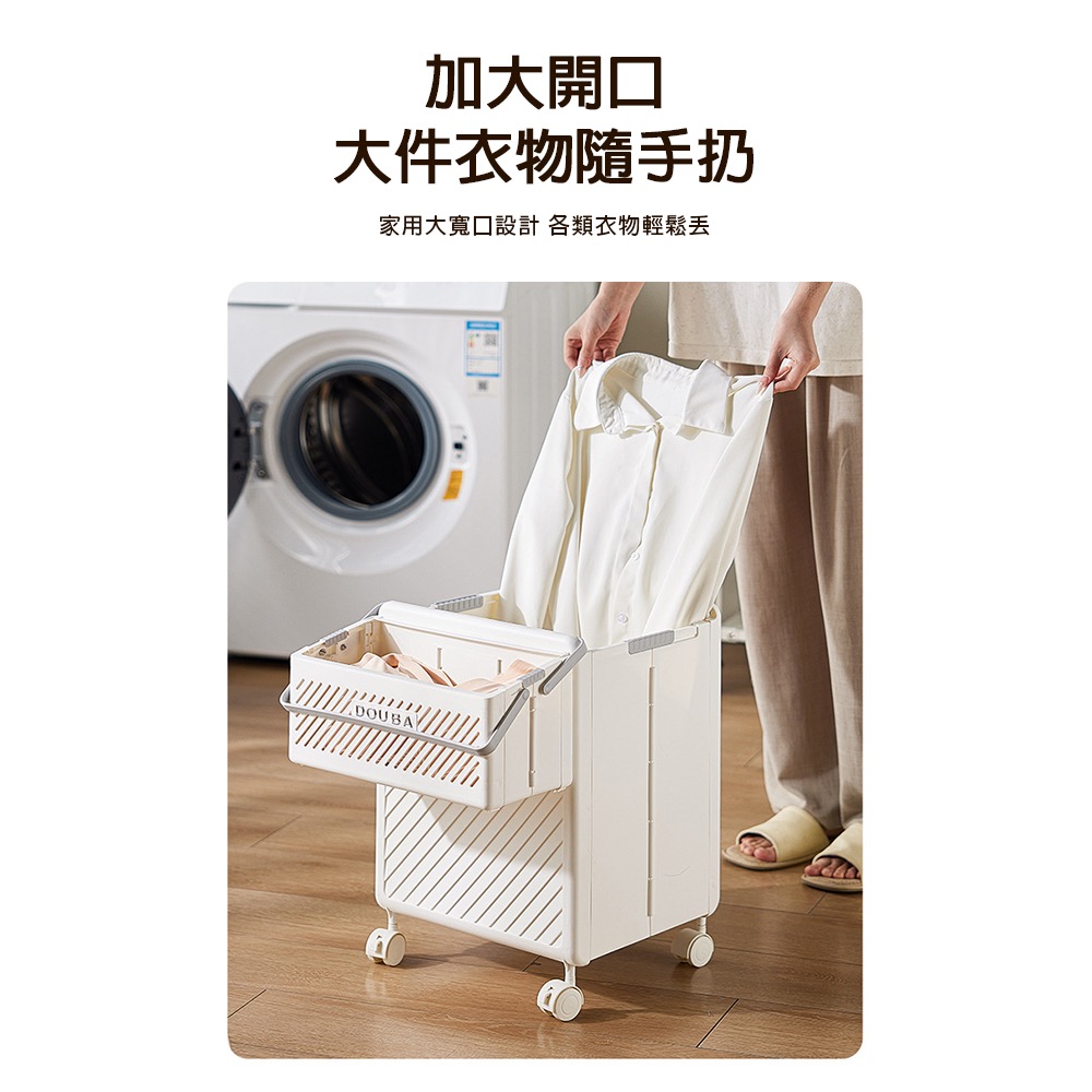 現貨多功能髒衣物品收納箱-細節圖2