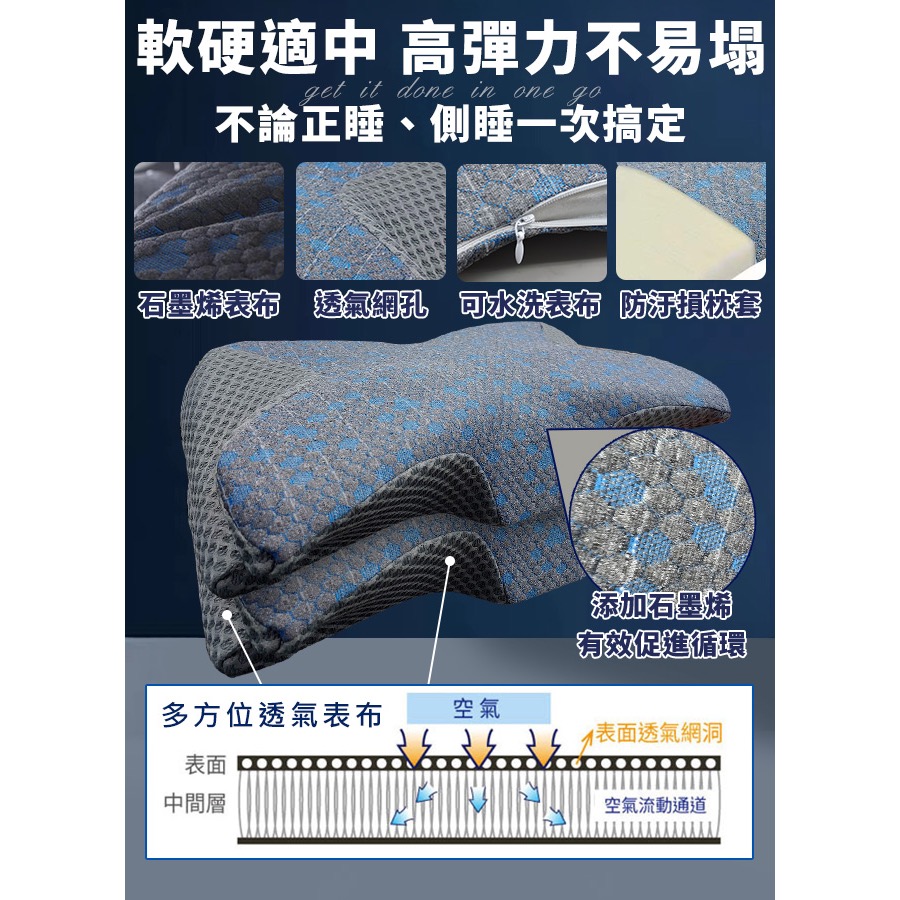 現貨 【Hilton 希爾頓】超導量子紗石墨烯回彈能量記憶枕-細節圖2