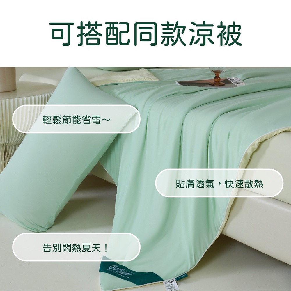 現貨【Crocodile鱷魚】涼感冰淇淋加大床包三件組-四款-細節圖10
