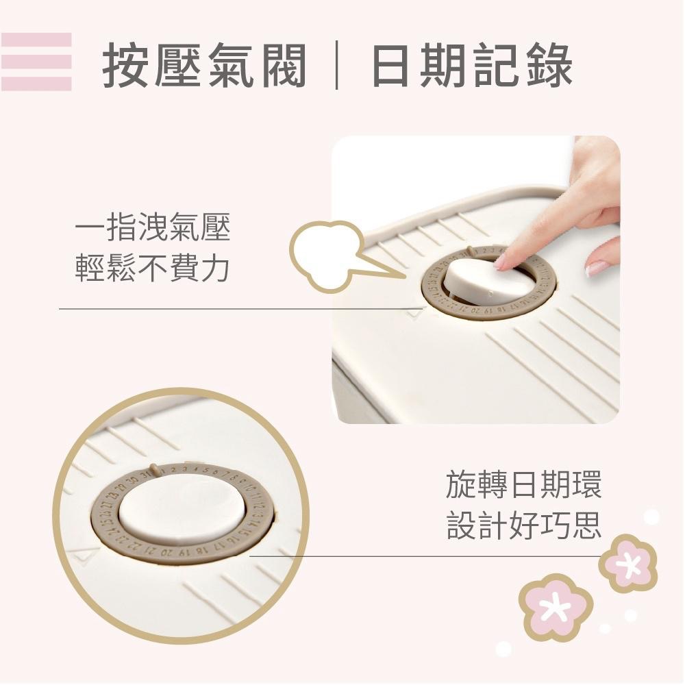 廠商現貨-Oi chan按壓式微波保鮮盒三件式組合-細節圖2