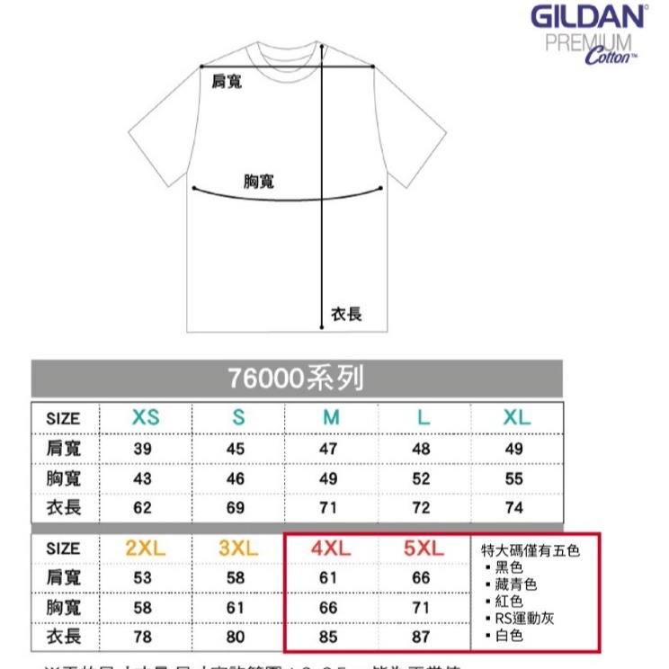 GILDAN 76000 素T 美國棉 現貨當天出 純棉 夏天必備 百搭-細節圖6