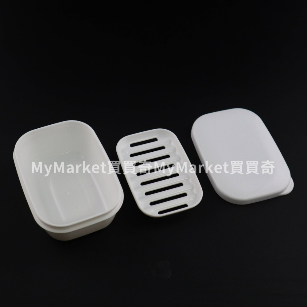 🌟日本製🌟inomata 便攜式 方型/丸型 肥皂盒 密封肥皂盒 攜帶式肥皂盒 攜帶型 密封式 皂盒 旅行 外出 長方型-細節圖2