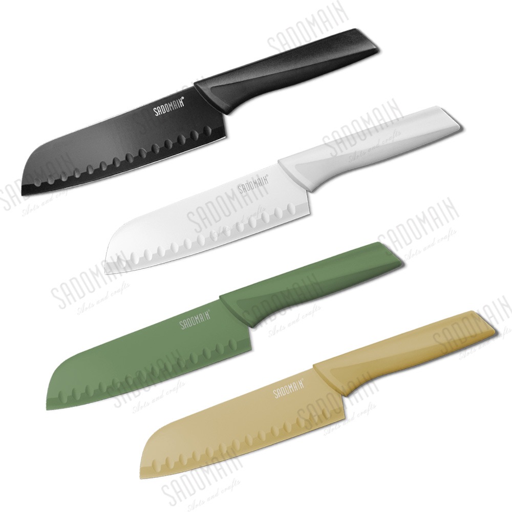 🌟野餐刀套組🌟料理刀 水果刀 三德刀 附刀鞘 切片刀 菜刀 切菜刀 露營刀具 安全刀 仙德曼 炫曜料理刀 KK603-細節圖10