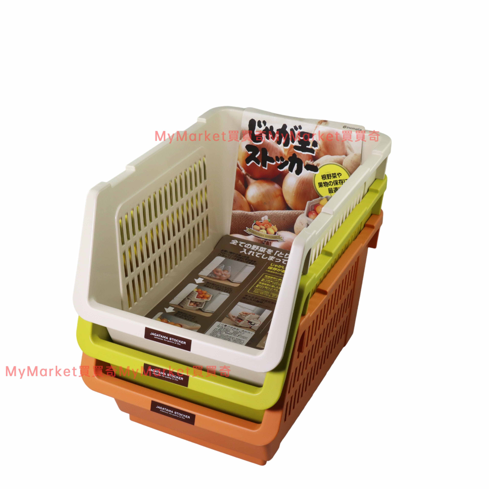 🌟日本製🌟可疊式 附滑輪 蔬果收納籃 廚房置物籃 廚房收納架 蔬果架 零食架 儲物架 置物架 蔬菜籃 水果籃 儲物籃-細節圖2