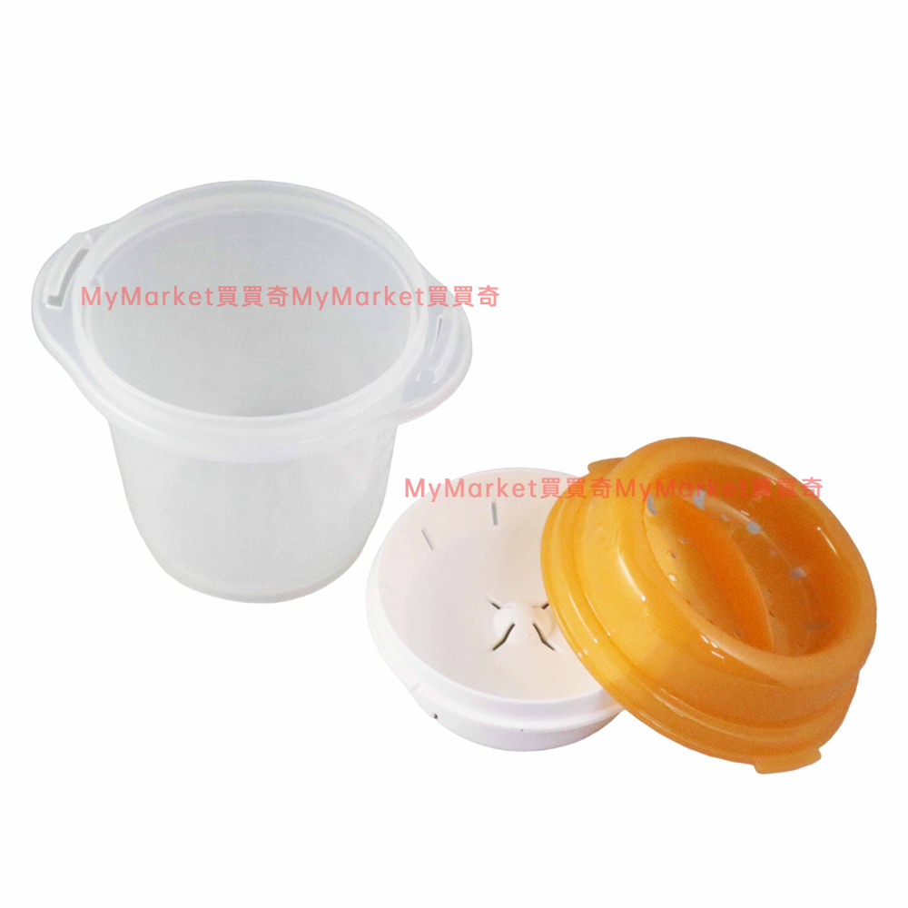 微波專用🌟日本製🌟Inomata 洗米炊飯器 900ml 洗米器 可微波 蒸米器 煮飯器 熱菜器 湯碗 調理器 煮飯鍋-細節圖3