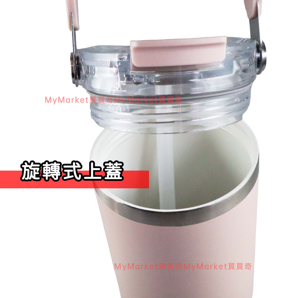 🌟陶瓷🌟伴佳家 陶瓷雙飲提提杯900ML 手提冰霸杯 不鏽鋼 陶瓷保溫杯 保冰杯 保冷杯 保溫瓶 隨行杯 手搖杯 環保杯-細節圖3