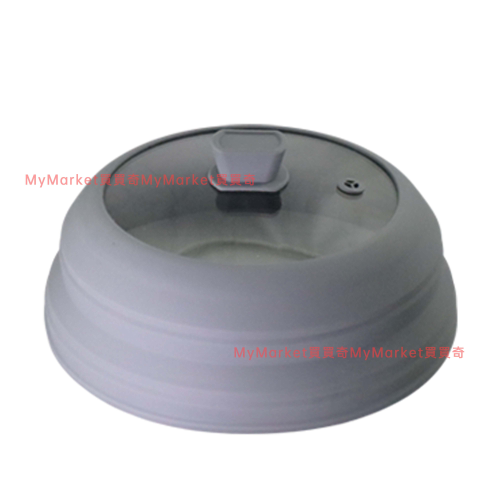 🌟可伸縮🌟QUASI 矽膠玻璃蓋 22/24/26CM 加高微波蓋 通用蓋 矽膠萬用蓋 鍋蓋 保鮮蓋 微波加熱蓋 食物罩-細節圖4
