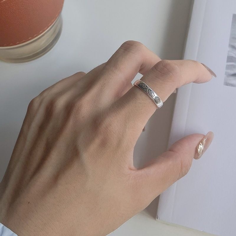 韓版Q版小狗開口戒-細節圖4